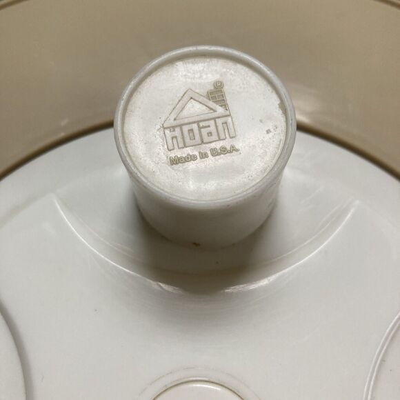 Vintage Hoan Salad Lettuce Spinner Strainer Dryer Beige Clear Plastic USA Made - Picture 4 of 14